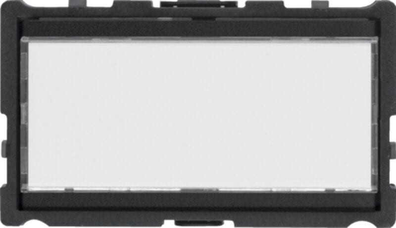 ELCOM - Ruftaster Halbmodul 1/1 mit LED-Namensschild EB 2Draht ONE