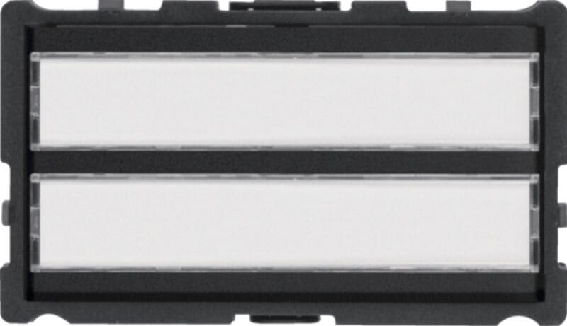 ELCOM - Ruftaster Halbmodul 2/1 mit LED-Namensschild EB 2Draht ONE