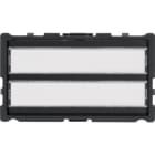 ELCOM - Ruftaster Halbmodul 2/1 mit LED-Namensschild EB 2Draht ONE
