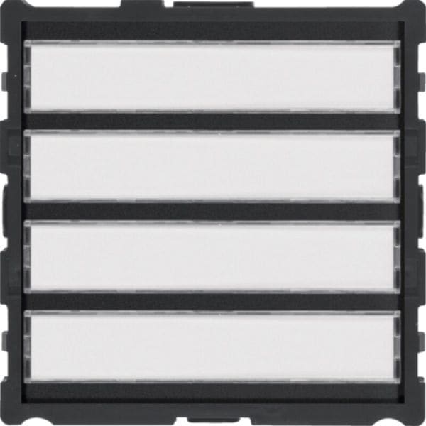 ELCOM - Ruftaster mit LED-Namensschild 4/1 EB 2Draht ONE