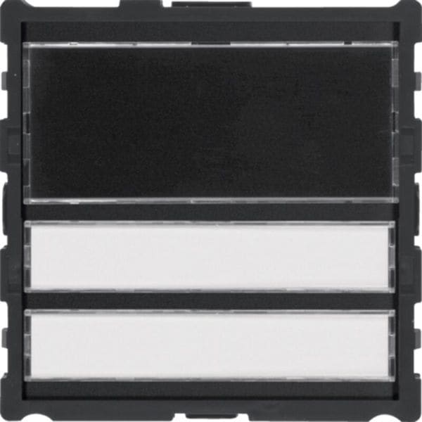 ELCOM - Ruftaster Modul 2/1 mit LED- Namensschild EB 2Draht ONE