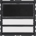 ELCOM - Ruftaster Modul 2/1 mit LED- Namensschild EB 2Draht ONE