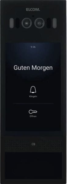 ELCOM - motion Außenstation Video IP, Touchdisplay, Kartenl, Gesichtserkennung