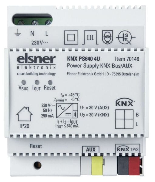 ELSNER - KNX Spannungsversorgung 640 mA REG