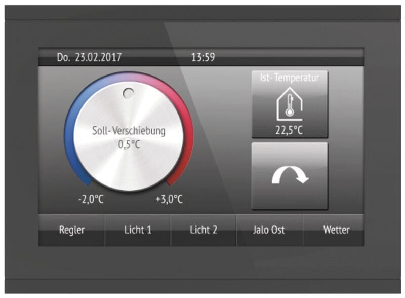 ELSNER - KNX Corlo Touch 5 schwarz