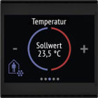 ELSNER - KNX 55x55mm Cala v3 mit Temp.fühler schwarz