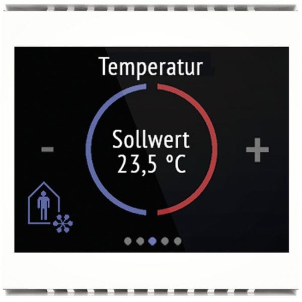ELSNER - KNX 55x55mm Cala v3 mit Temp./Feuchtefühler weiß