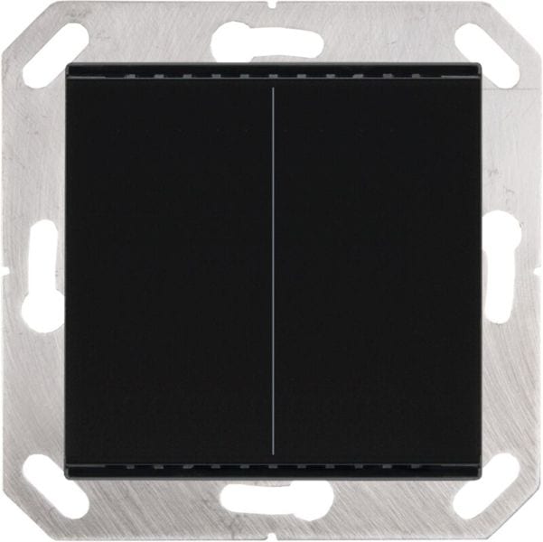 ELSNER - KNX Tastsensor 2fach M2-T tiefschwarz
