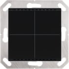 ELSNER - KNX Tastsensor 4fach M4-T tiefschwarz