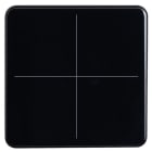 ELSNER - KNX eTR Multitouch Tastsensor 4fach mit Temperatursensor tiefschwarz