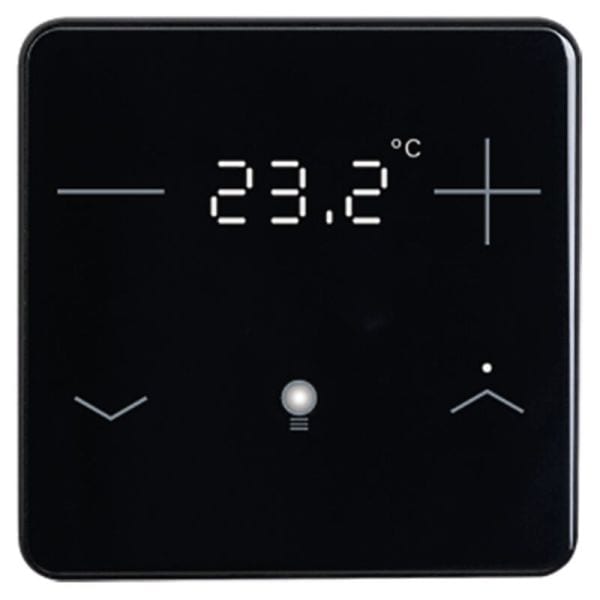 ELSNER - KNX eTR 205 1fach Taster für Licht/RTR tiefschwarz