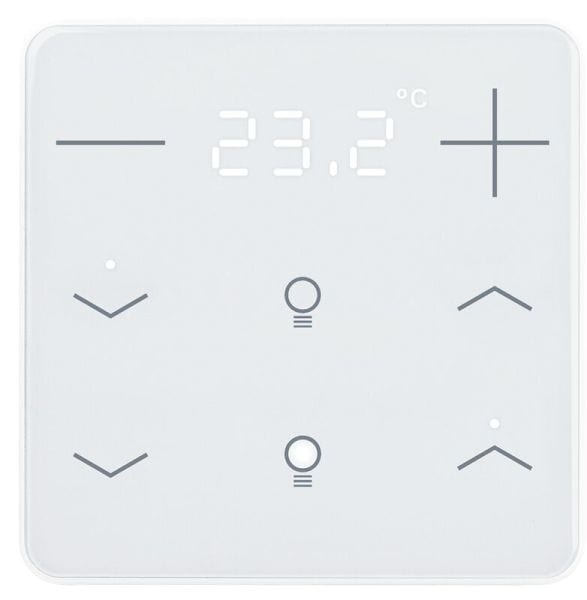 ELSNER - KNX eTR 206 2fach Taster für Licht/RTR signalweiß