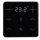 ELSNER - KNX eTR Tastsensor 2fach mit Display und RTR tiefschwarz