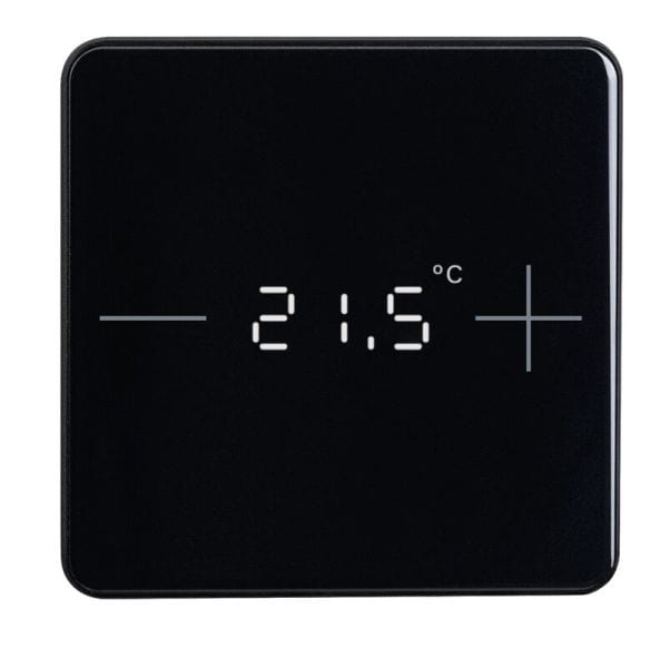 ELSNER - KNX eTR 101 Raumtemp.regler mit Tasterschnittstelle 2fach tiefschwar
