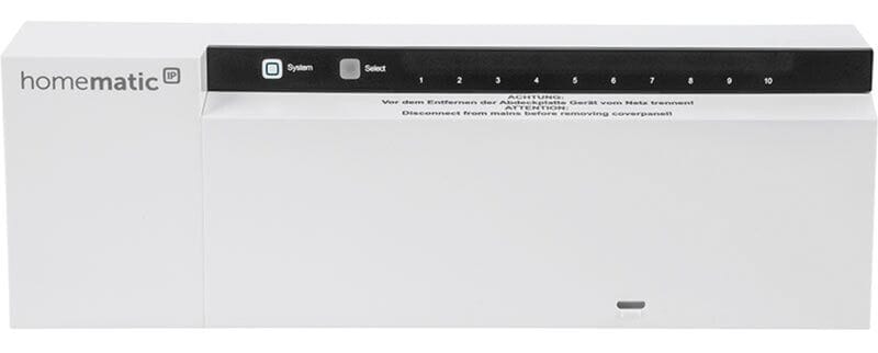 EQ3 - HOMEMATIC IP Fußbodenheizungscontroller 10-fach 24V, HmIP-FAL24-C10