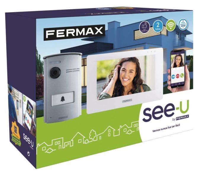 FERMAX - Video-KIT SEE-U, Monitor 7 m. Türstation AP, Einfam. Set, WLAN