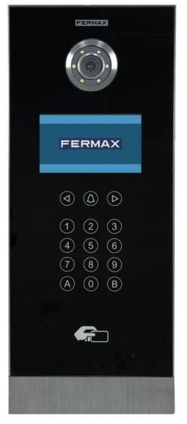 FERMAX - MEET IP Digital Touch Türstation Display, Kartenleser, Schwarz, UP, Gr. L
