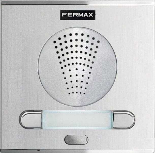 FERMAX - DUOX plus Cityline Türstation Audio, 2 (Doppel)tasten, silber, Größe 1