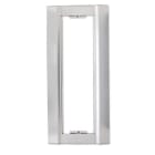 FERMAX - Ausgleichsplatte, 1-reihig, Gr.10 ALU silber (BxH): 225x543