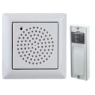 GROTHE - UP- Funkgong Set, polarweiß 230 VAC, 13 Melodien