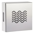 GROTHE - Zweiklang GONG 465A Bw/va-w, Quadro Waves Edelstahloptik