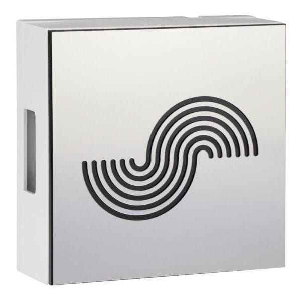 GROTHE - Zweiklang GONG 465A Bw/va-c, Quadro Curves Edelstahloptik