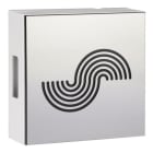 GROTHE - Zweiklang GONG 465A Bw/va-c, Quadro Curves Edelstahloptik