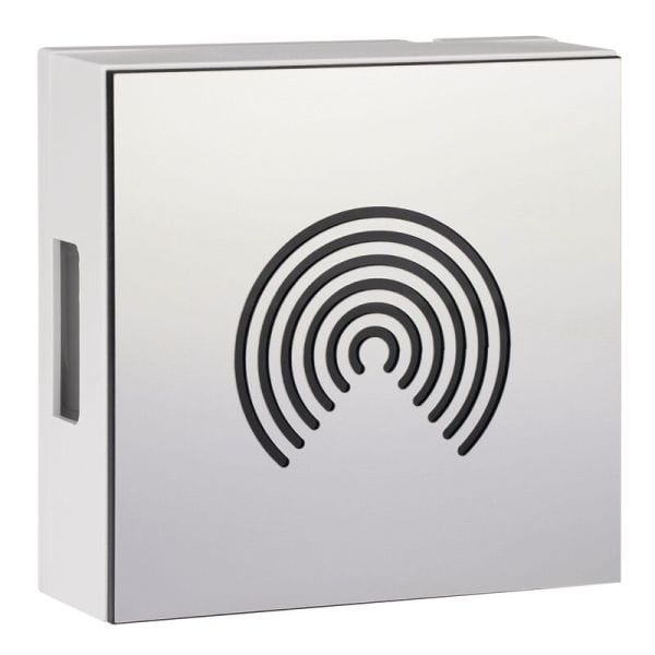 GROTHE - Zweiklang GONG 465A Bw/va-s, Quadro Sound Edelstahloptik