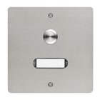 GROTHE - Etagenplatte Edelstahl  V2A 1 We LED Namensschild, Aufputz