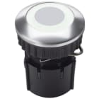 GROTHE - Klingeltaster LED, Knopf LED/weiß Hülse Aluminium (Typ PROTACT 240 LED)