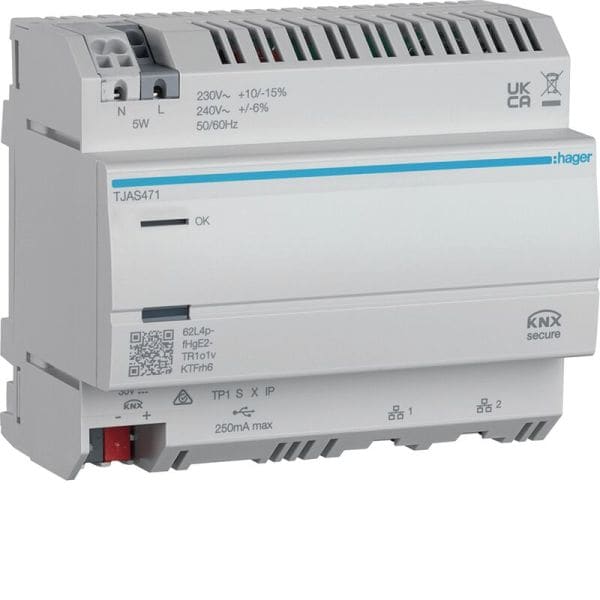 HAGER - domovea plus REG mit KNX easy IoT und Matter-Standard