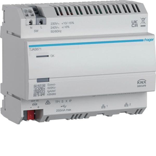 HAGER - domovea basic REG mit KNX easy IoT und Matter-Standard
