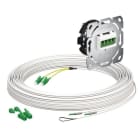KAISER - Teiln.Anschl. Gf-TA E3S Connect 2xF, LC/APC DX, L=25m, HÜP, UP