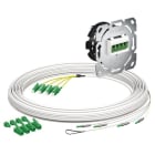 KAISER - Teiln.Anschl. Gf-TA E3S Connect 4xF, LC/APC DX, L=15m, HÜP, UP