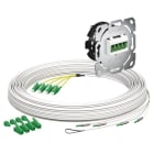 KAISER - Teiln.Anschl. Gf-TA E3S Connect 4xF, LC/APC DX, L=25m, HÜP, UP