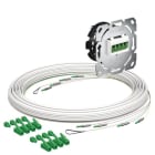 KAISER - Teiln.Anschl. Gf-TA E3S Connect 4xF, LC/APC DX, L=15m, Gf-GV, UP