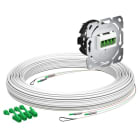 KAISER - Teiln.Anschl. Gf-TA E3S Connect 2xF, LC/APC QD, L=50m, Gf-GV, UP