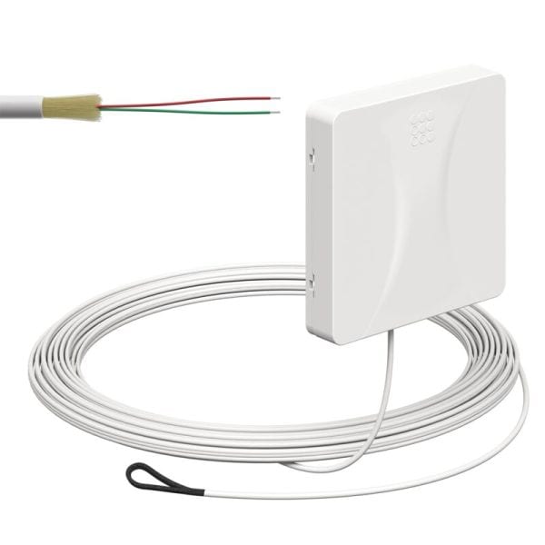 KAISER - Teilnehmeranschluss Gf-TA AP, 2xF, LC/APC DX, L=10m, Zul. unten