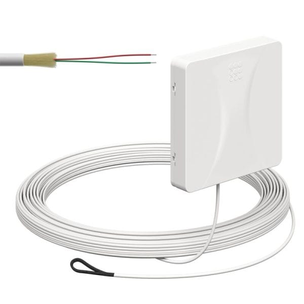 KAISER - Teilnehmeranschluss Gf-TA AP, 2xF, LC/APC DX, L=15m, Zul. unten