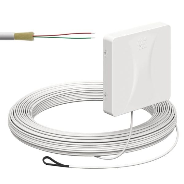 KAISER - Teilnehmeranschluss Gf-TA AP, 2xF, LC/APC DX, L=30m, Zul. unten