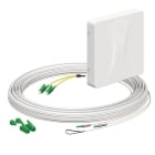 KAISER - Teiln.Anschl. Gf-TA E3S Connect 2xF, LC/APC DX, L=15m, HÜP, AP