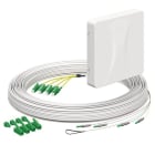 KAISER - Teiln.Anschl. Gf-TA E3S Connect 4xF, LC/APC DX, L=25m, HÜP, AP