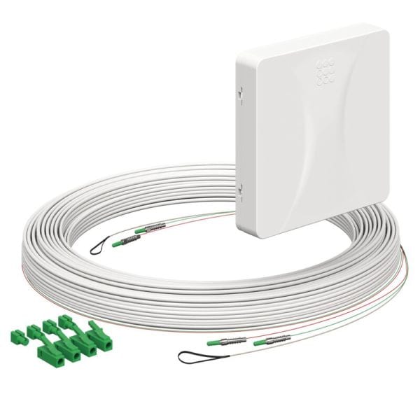 KAISER - Teiln.Anschl. Gf-TA E3S Connect 2xF, LC/APC DX, L=25m, Gf-GV, AP