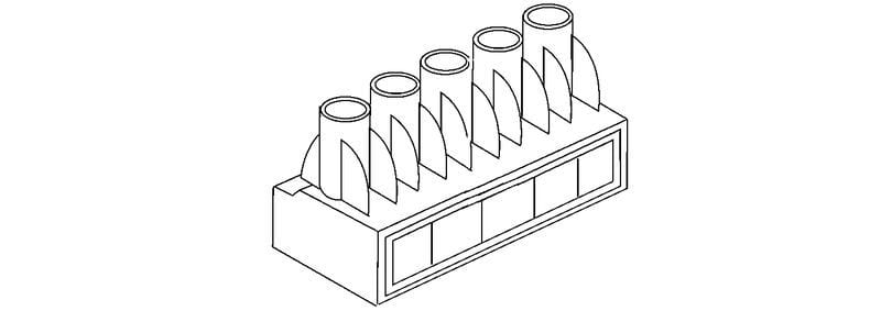 HKL - Verbindungsklemme 1Pol.5x16mm2 mit Befestigungsbohrung