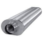 MAICO - Flacher Ovalrohrschalldämpfer 50mm Länge: 500 mm, Höhe: 175 mm, DN 125