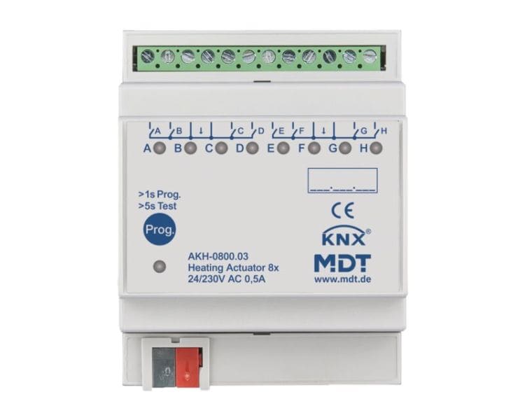 MDT - MDT KNX Heizungsaktor 24/230 V 8-fach REG