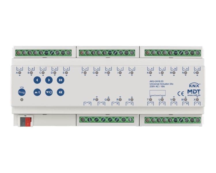 MDT - MDT KNX Schalt-/Jalousieaktor 24/12fach 16 A REG