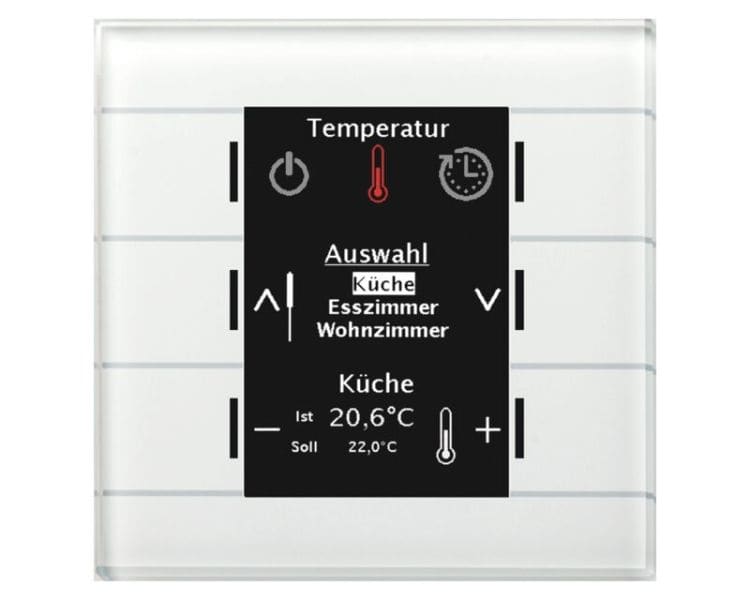 MDT - MDT KNX Glas Bedienzentrale Smart weiß