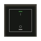 MDT - MDT KNX Glastaster II Light 1-fach RGBW, mit Temp., Glas schwarz, Schalten