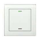MDT - MDT KNX Glastaster II Light 1-fach RGBW, mit Temp., Weiß, Neutral
